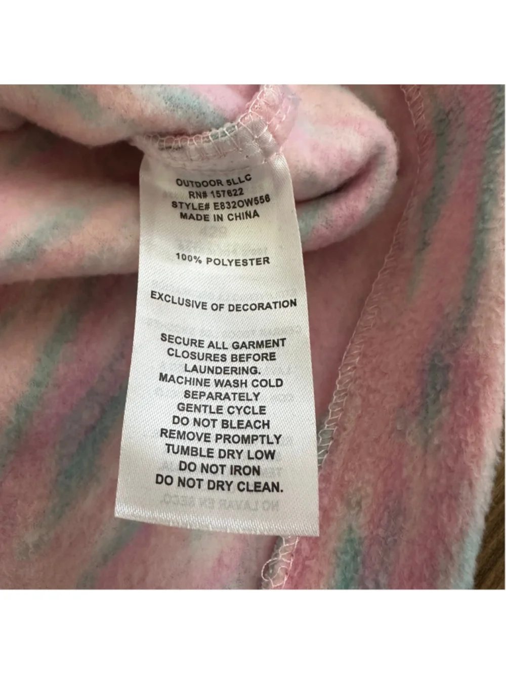 Girls Eddie Bauer Fleece Jacket S Pink Blue Striped Full Zip Winter Cold Weather